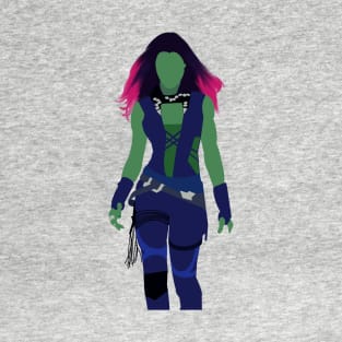 Zoe Saldana Guardians Character Art T-Shirt